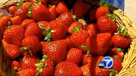 A basket of strawberries are shown in this undated file photo.