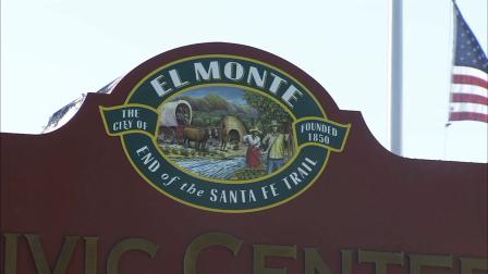 A City of El Monte sign is shown in this undated file photo.