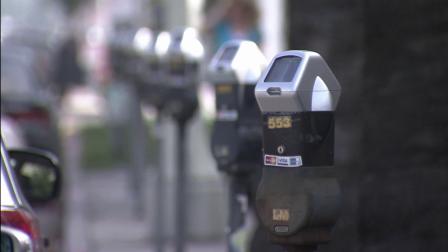 Parking meters are seen in this file photo.