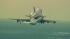 Space Shuttle Endeavour is seen in this aerial...