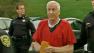 Jerry Sandusky is seen arriving at a courthouse for sentencing on Tuesday, Oct. 4, 2012.