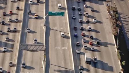 Express lanes on the 110 Freeway are shown in this undated file photo.