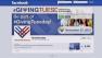 The Facebook page for Giving Tuesday is seen.