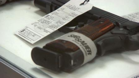 Undated file photo of a handgun.