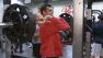 An unidentified man works out at a gym in the photo taken Monday, Feb. 11, 2013.