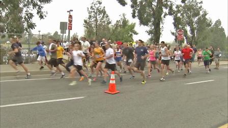Runners are seen in the inaugural Centanni-Cottle Memorial 5K Run and Walk in Yorba Linda on Sunday, March 24, 2013. The run-walk was held to honor Lance Cpl. Rick Centanni and Sgt. Maj. Robert Cottle, both of Yorba Linda.