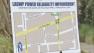 A map of LADWPs Los Feliz Power Reliability Improvement project through Los Feliz Boulevard is seen.
