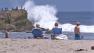 Visitors are seen at Leo Carrillo State Beach in Malibu on Friday, May 24, 2013.