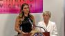 United States Marine Corps veteran Stacey Thompson (left) and California Sen. Barbara Boxer (right) are seen at a news conference Friday, May 23, 2013.