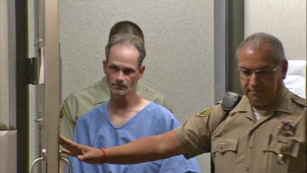 Nathan Campbell, who is suspected of hitting a crowd of people on the Venice Beach boardwalk Saturday, Aug. 3, 2013, is seen at his arraignment on Tuesday, Aug. 6, 2013.