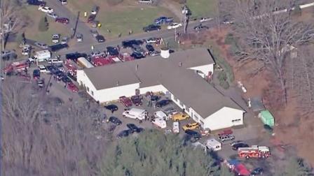 Sandy Hook Elementary School in Newtown, Conn., is seen.