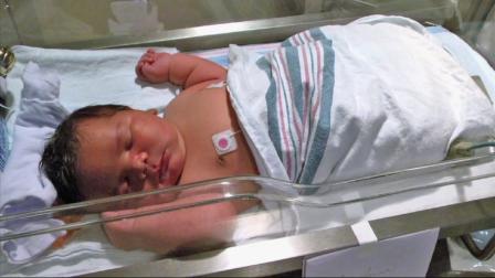 Isaiah Johnson is seen in this photo from Dec. 20, 2013. The 14 pound, 7.6 ounce baby is the second-biggest baby to be born in the state of Florida.