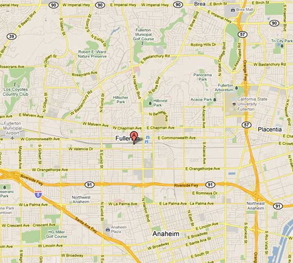 Fullerton, Calif. ranked  No. 14 on Foursquare's list of the rudest cities in the world.