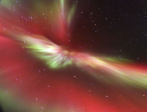 Geir Oye took this photo of the aurora borealis...