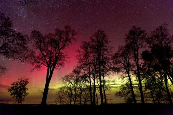 Janis Satrovskis took this photo of the aurora...
