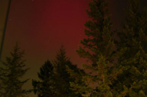 Matti Aladin took this photo of the aurora...