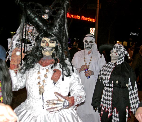 Revelers at the West Hollywood Halloween Costume...