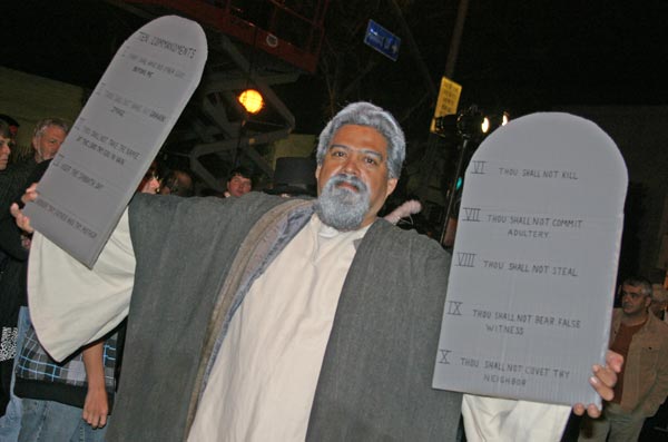 A musical act at the West Hollywood Halloween...