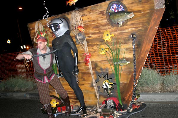 Revelers at the West Hollywood Halloween Costume...