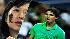 Woman with face paint and a poster featuring Rafael Nadal of Spain at the Shanghai ATP Masters 1000 tennis tournament in Shanghai, China