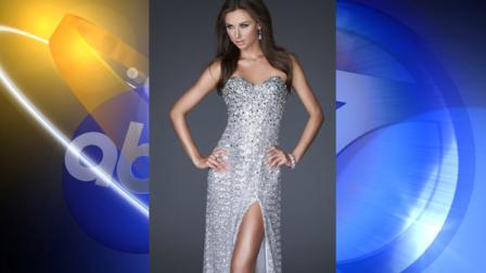 This photo from DressGoddess.com shows the online retailers diamond prom dress that costs nearly $14,000.