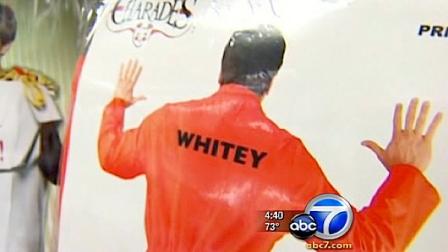 A costume for mobster James Whitey Bulger is hitting store shelves in the Boston area, but not without controversy.