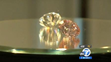 A rare 12-carat pink diamond has sold for a record-breaking $17.4 million in Hong Kong.