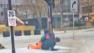 A bizarre brawl involving a clown and a Milwaukee police officer was caught on tape.