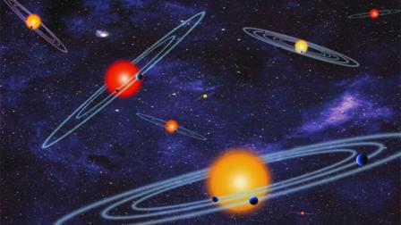 This photo from NASA depicts multiple-transiting planet systems, which are stars with more than one planet.