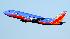 A Southwest Airlines plane departs from Oakland International Airport in Oakland.