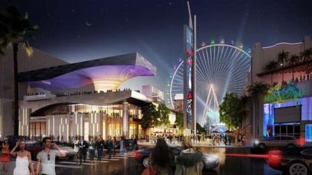 In this undated publicity image provided by Caesars Entertainment Corp. shows an artists rendering of the $550 million Linq project in Las Vegas.