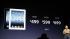 Apples Phil Schiller shows the price of the new...