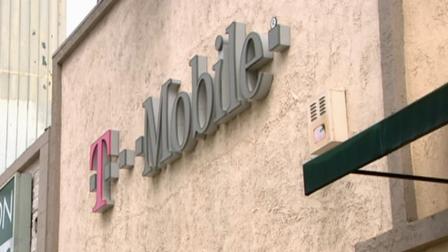 A sign for T-Mobile is seen in this undated file photo.