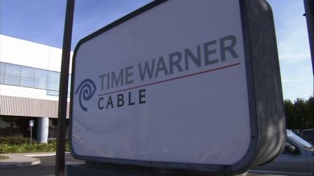 A sign for Time Warner Cable is seen in this undated file photo.