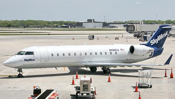 SkyWest Airlines ranked No. 10 in an airline...