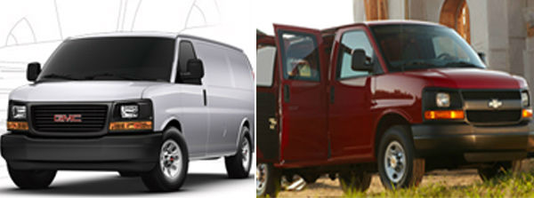 The Chevrolet G3500 Express Cargo and GMC G3500...