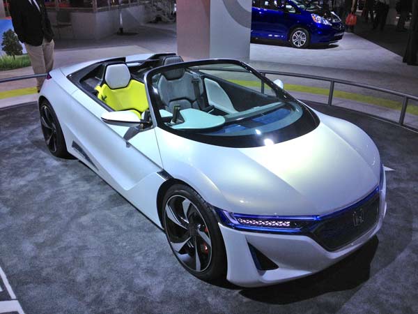 A Honda model on display at the 2012 Los Angeles...