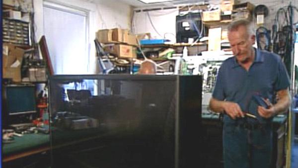 TV repairman Michael Williams