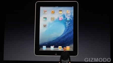 Apple CEO Steve Jobs unveils the iPad, a tablet-style computer that resembles the iPhone, but larger.