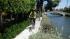The group rode along the Venice Canals as the...