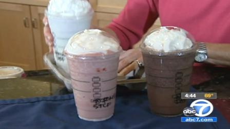 Starbucks drinks are seen in this undated file photo.
