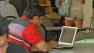 A man uses a laptop in this undated file photo.
