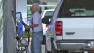 A man is seen pumping gas in the Los Angeles area in this undated file photo.