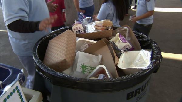 Try to create 'zero trash' lunches, which means using a lot of reusable or re-washable containers.
