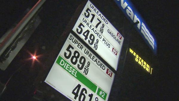California gas prices tie all-time high set in June 2008