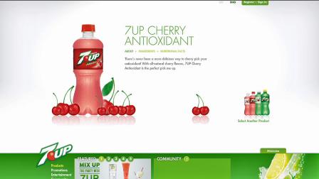7UPs Antioxidant drinks are seen on the companys website in this file photo. The drink will be discontinued in 2013.