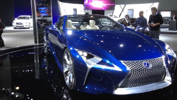 A Lexus model at the 2012 Los Angeles Auto Show on Wednesday, Nov. 28, 2012.