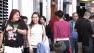 Shoppers make theiCrowds of shoppers are seen at the Westfield MainPlace mall in Santa Ana on Wednesday, Dec. 26, 2012. purchases at Foreign Exchange at the Westfield MainPlace mall in Santa Ana on Wednesday, Dec. 26, 2012.
