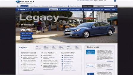 Subarus 2013 Legacy is seen.