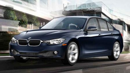A 2014 BMW 320i sedan is seen in this undated file photo.
